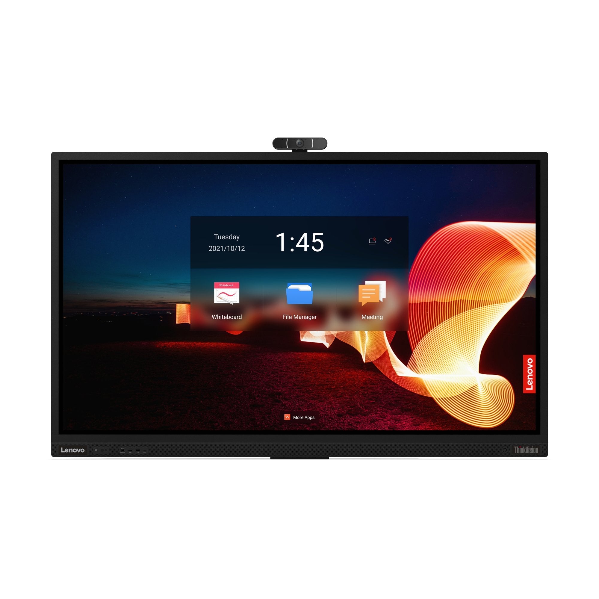 Monitor Lenovo 62f4wa1cek (75") 3840 X 2160 Pixeles 4k Ultra Hd Led Pantalla Táctil Negro