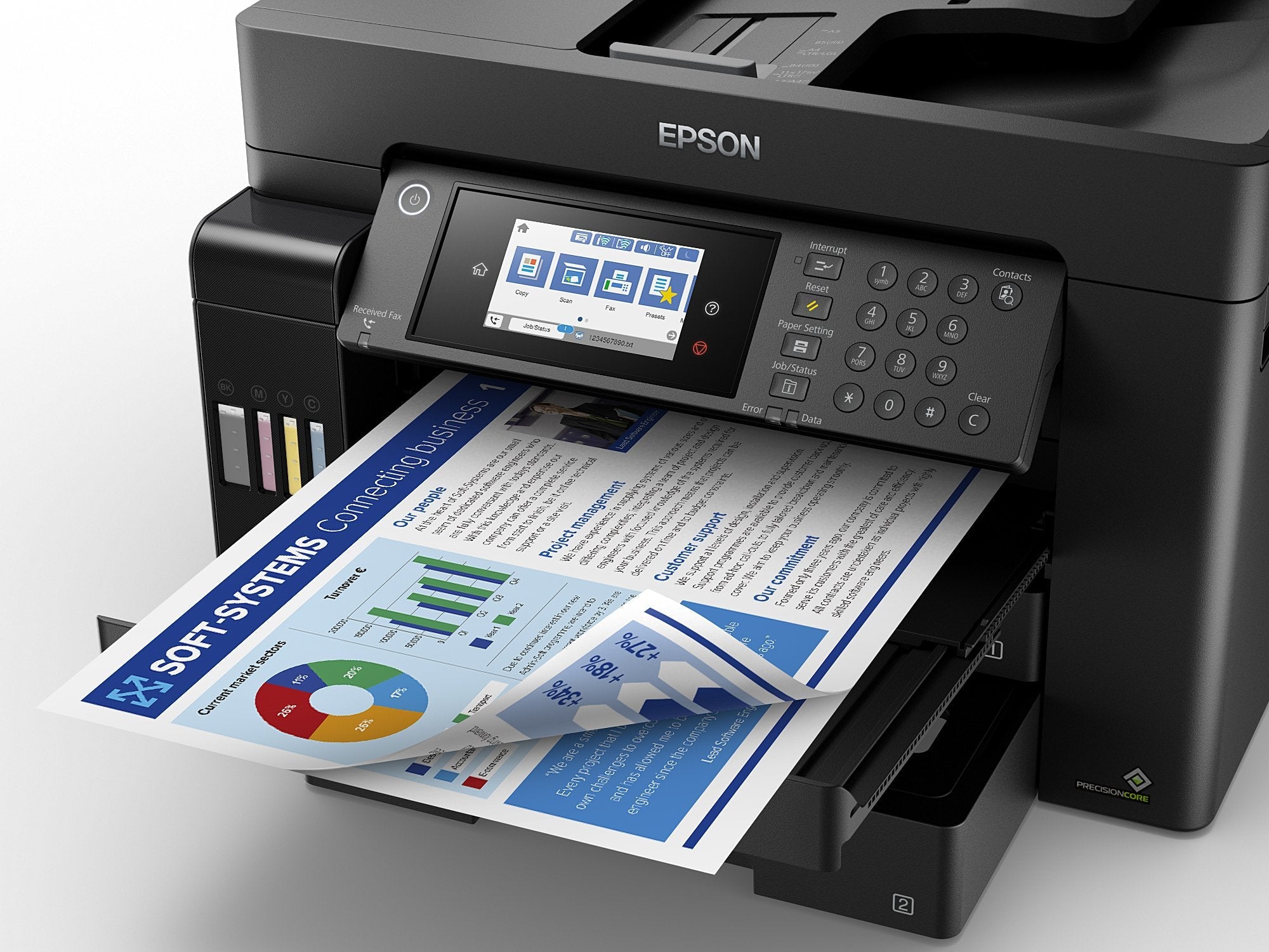 Impresora Epson Ecotank L15150, A3 +, 32ppm, 2400x4800 Dpi, Usb, Wi-Fi, 3 Aã±Os De Garantia Despues Del Registro