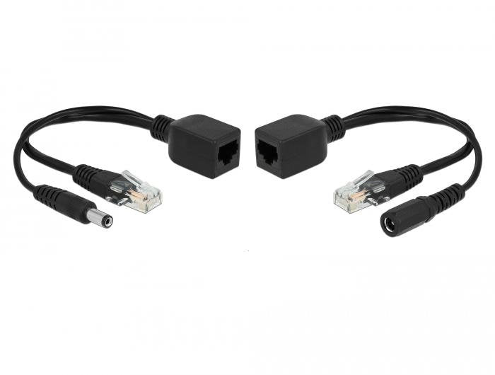 EAN 4043619660247 - DeLOCK 66024 adaptador e inyector de PoE Ethernet rápido imagen 1