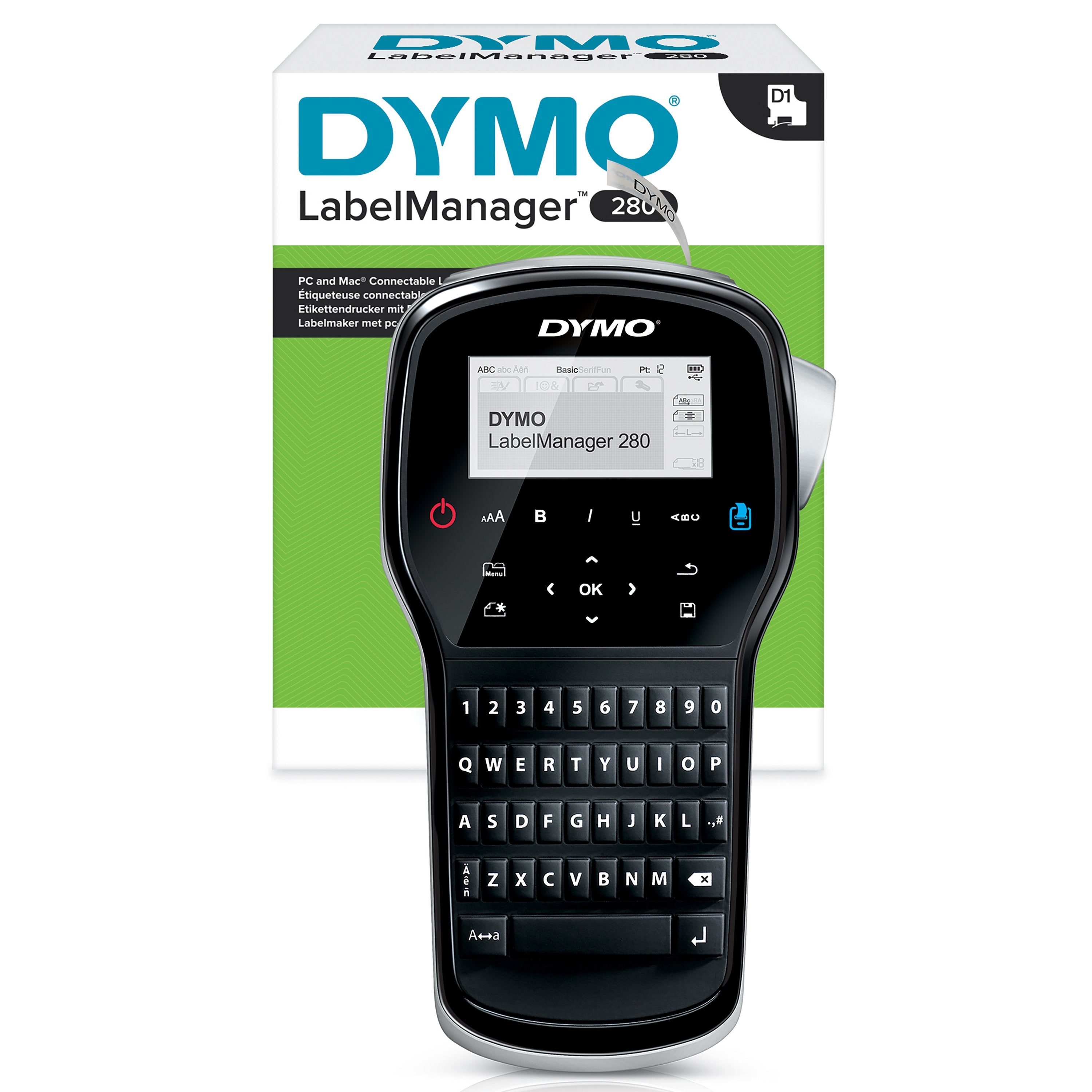 EAN 3501170968963 - DYMO LabelManager 280™ QWY impresora de etiquetas Transferencia térmica 180 x 180 DPI 15 mm/s D1 imagen 1