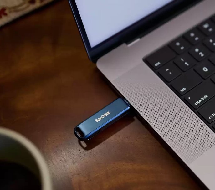Sandisk Phone Drive Unidad Flash Usb 256 Gb Usb-C / Lightning Cielo Metalizado