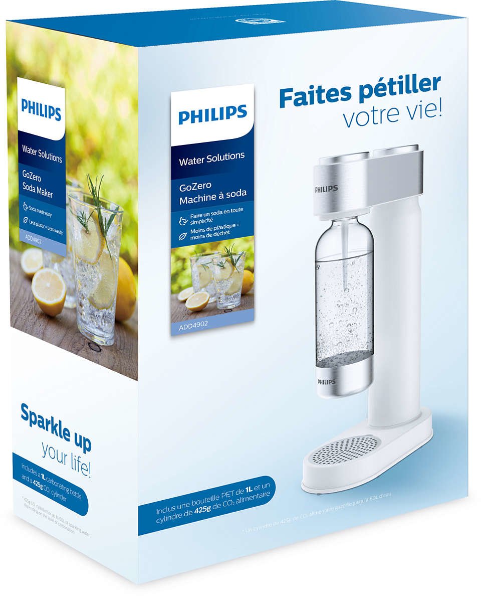 Philips Add4902wh/10 Carbonatador Plástico Blanco