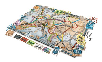 Juego De Mesa Asmodee Aventureros Al Tren! Europa Pegi 8