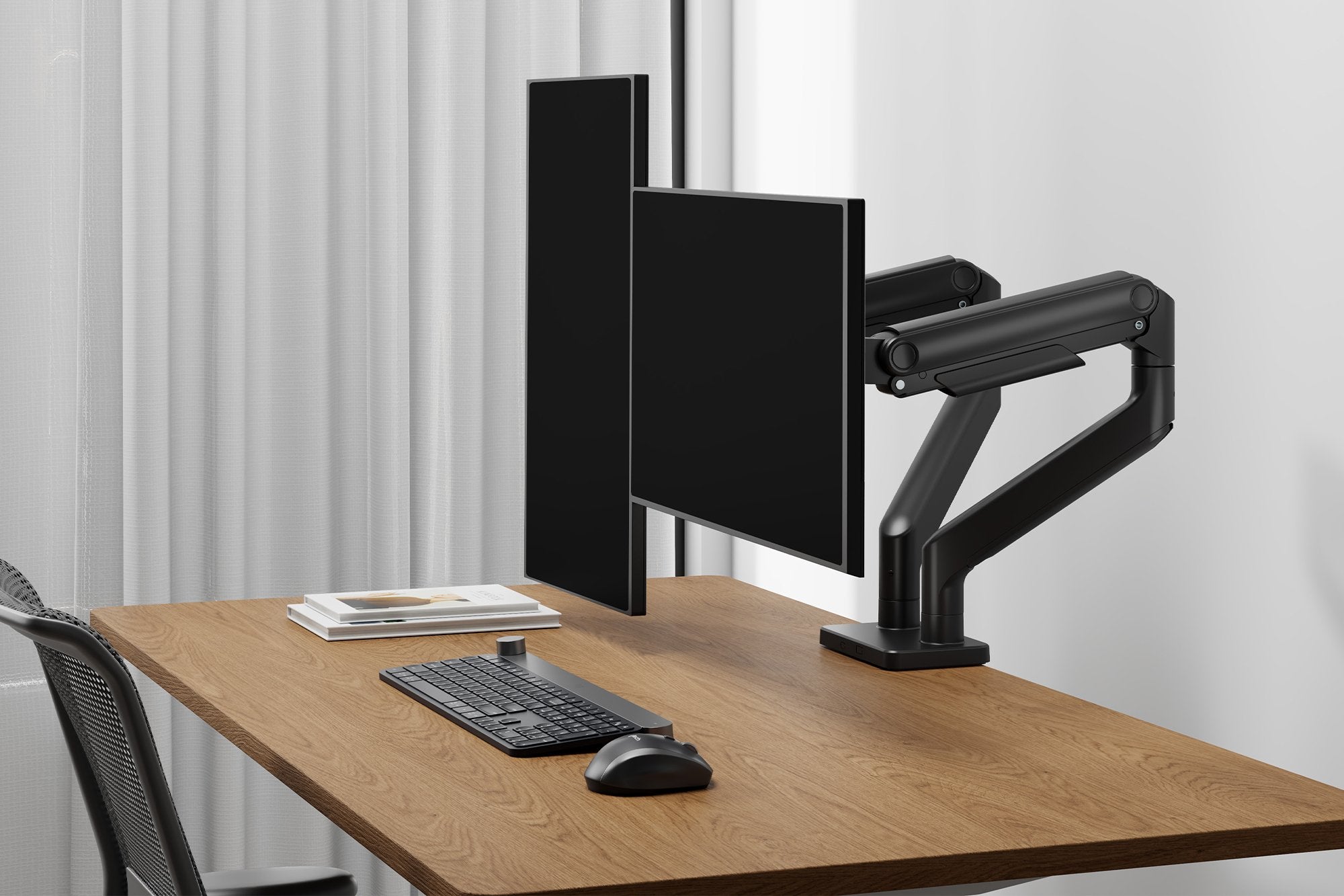 EAN 4016032505921 - Digitus DA-90474 soporte para monitor 114,3 cm (45") Escritorio Negro imagen 2