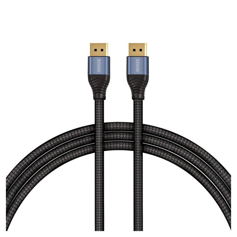 Savio Cl-210 Cable Displayport 2 M Negro