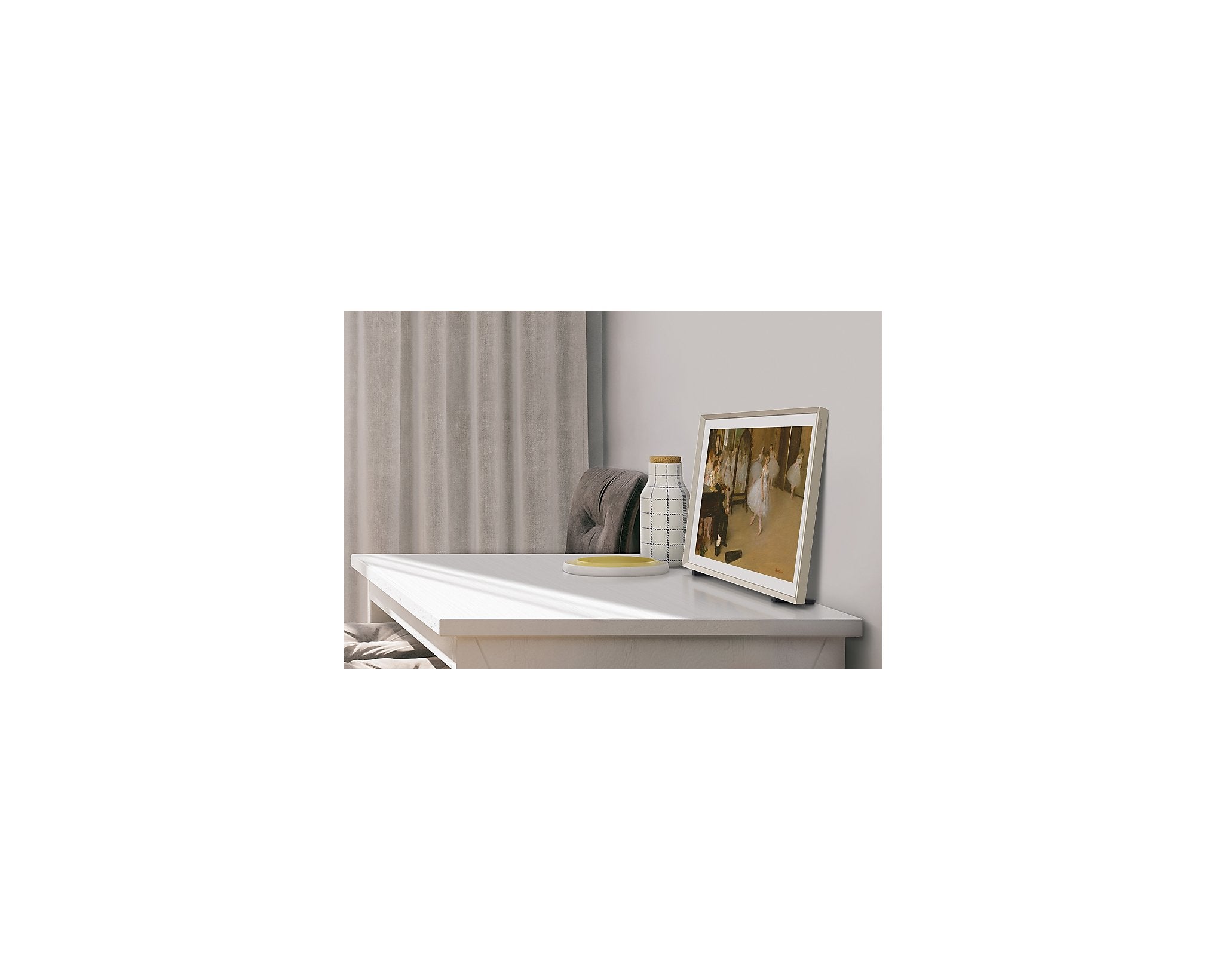 Television Samsung The Frame Gq-32ls03c Qled 80 Cm (32 Pulgadas), Negro, Full Hd, Hdr 10+, Smarttv, Hd+ Gq32ls03cbuxzg