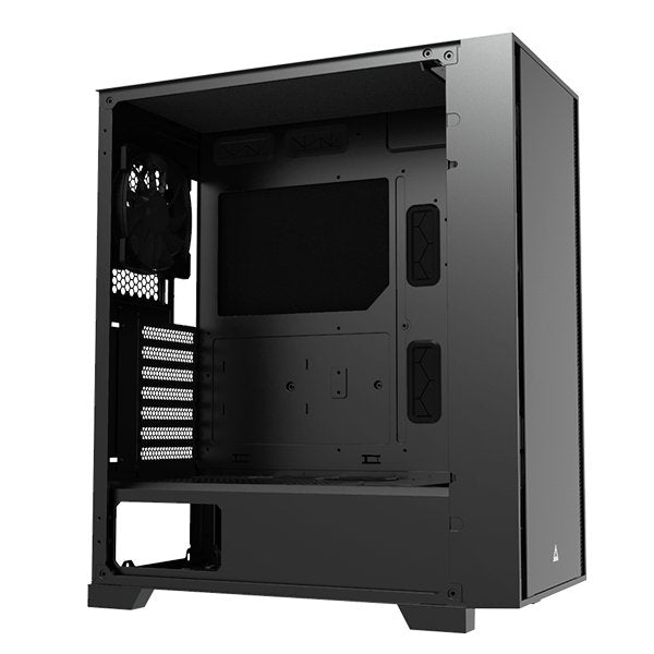 Caja Pc Montech Air 1000 Silent, Midi-Tower - Negro