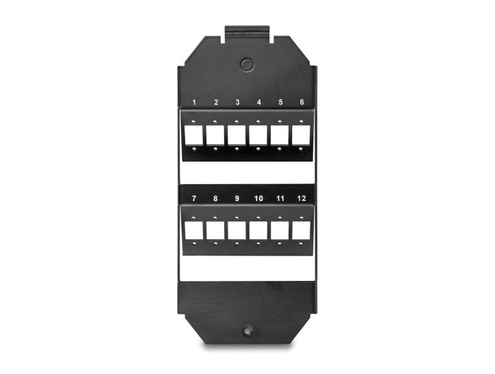 Lwl Halterung Für Bodentank 12 Port Für Sc Simplex Lc Duplex Kupplungen Schwarz