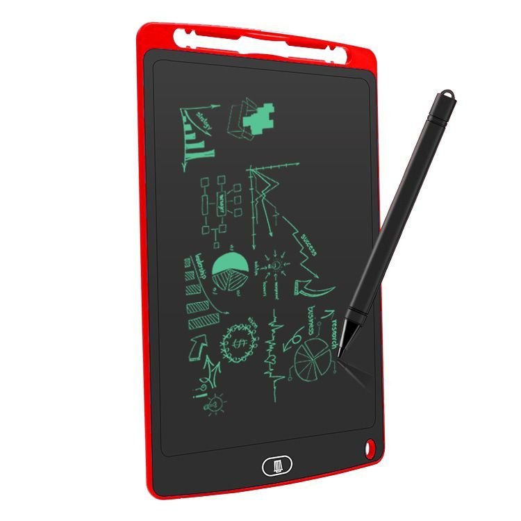 Mini Pizarra Digital Leotec Sketchboard Ten Red 10'/25.4cm Pantalla Lcd Lápiz Óptico Incluido Batería Imán Trasero Botón Bloqueo