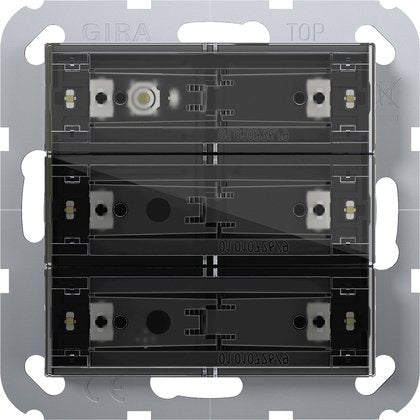 Gira System 55 Interruptor Oscilante Negro