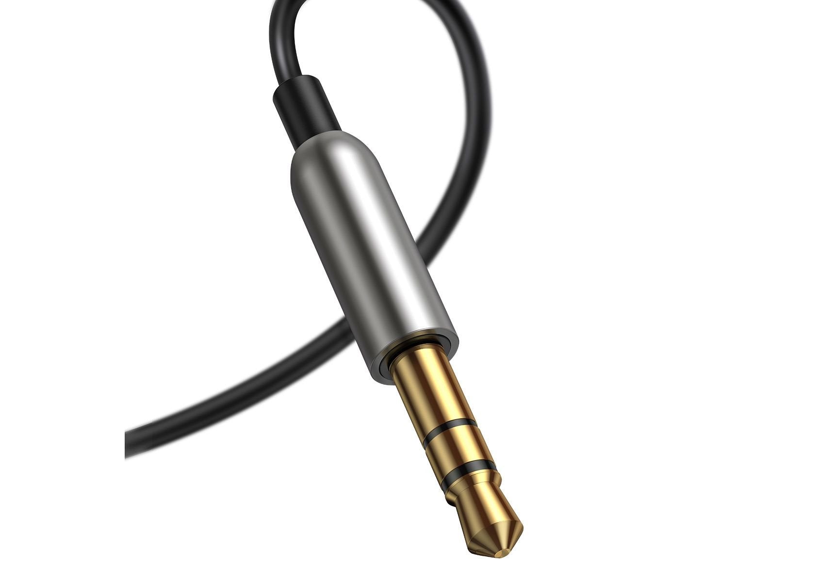 EAN 6953156290488 - Baseus CABA01-01 cable de audio 0,5 m 3,5mm USB tipo A Negro imagen 2