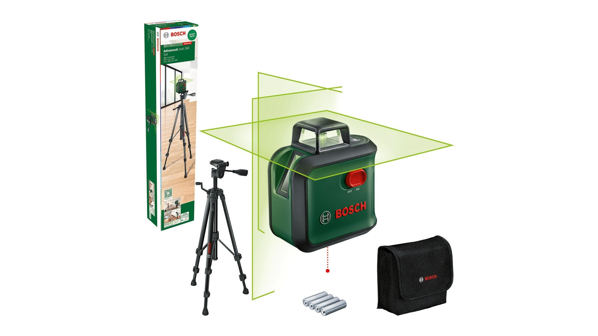 EAN 4059952648033 - Bosch 0 603 663 B07 nivelador láser y alineador Nivel de línea/punto 24 m 630 - 650 nm (< 10 mW) imagen 1