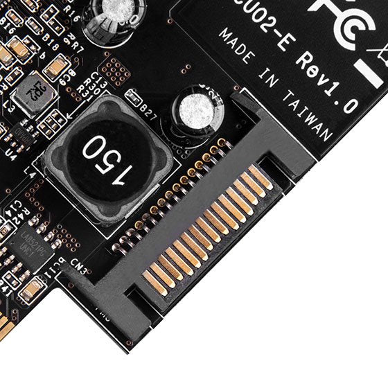 EAN 4710679810478 - Silverstone ECU02-E tarjeta y adaptador de interfaz Interno USB 3.2 Gen 2 (3.1 Gen 2) imagen 4