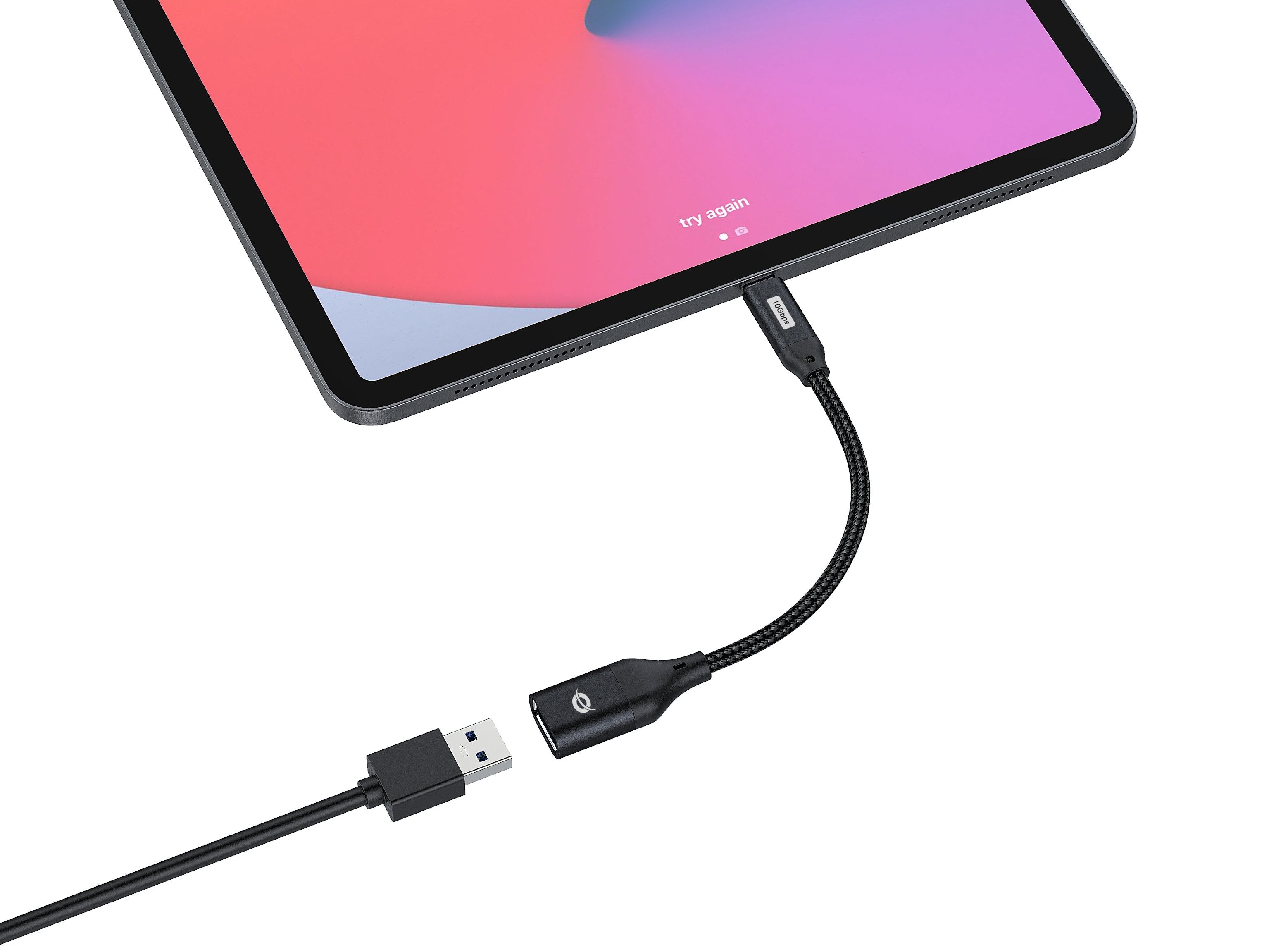 Conceptronic Adaptador Usb-C -> Usb-A 3.0 Otg 10gb S Negro