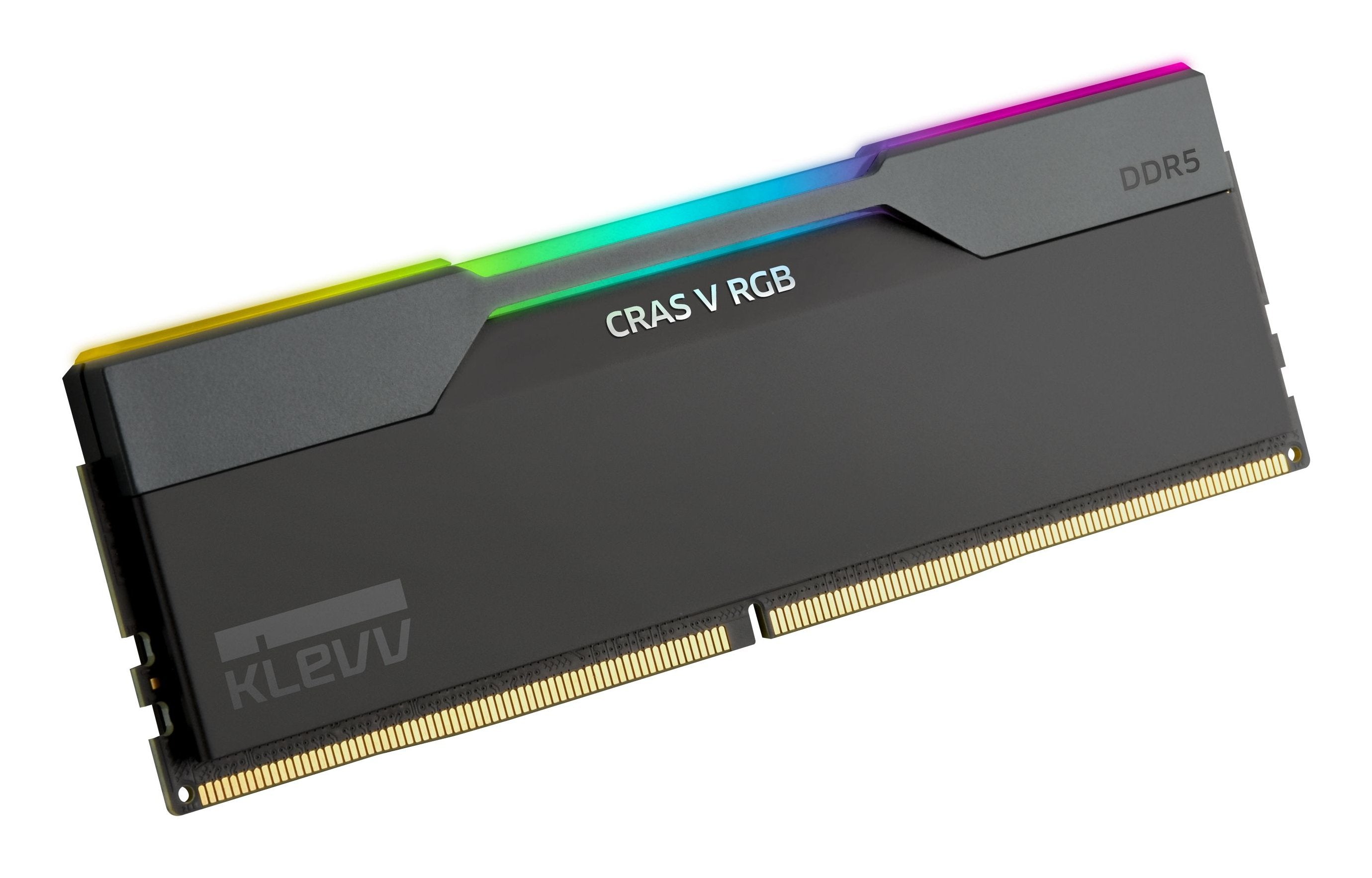 Klevv Memoria Ram Cras V Rgb Obsidian Negro - 32 Gb (2 X 16 Gb Kit) - Ddr5 6400 Udimm Cl30