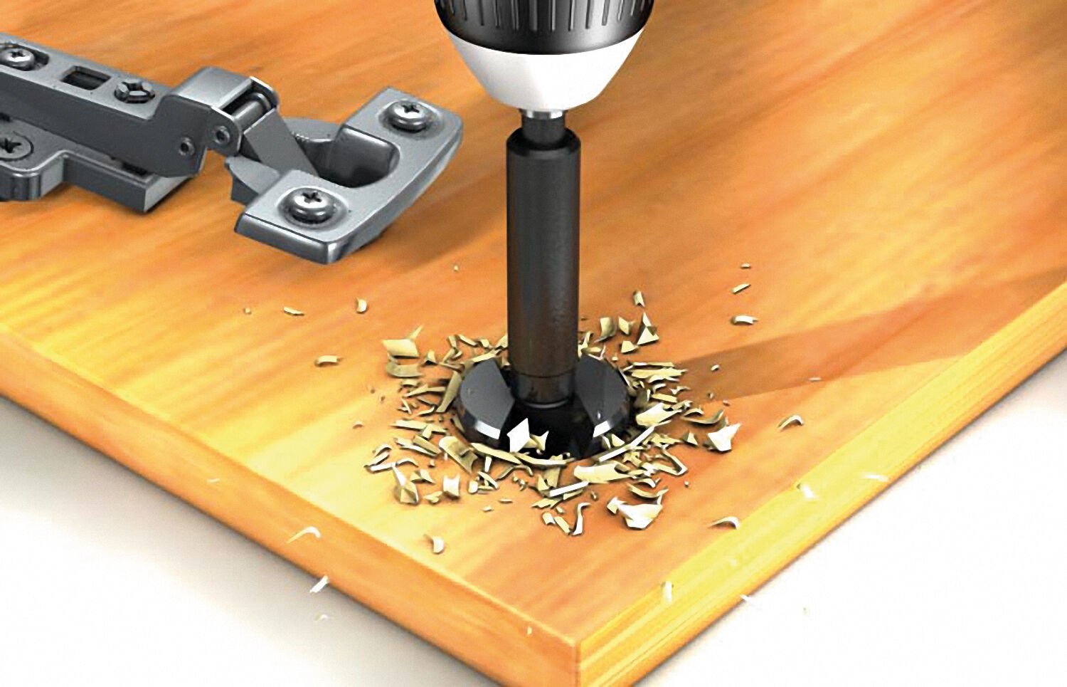 Juego De Brocas Forstner De Fischer Juego D-Wfo, Ø 15-35 Mm