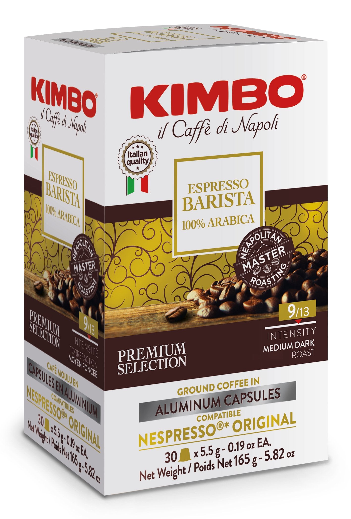 EAN 8002200141745 - Kimbo Espresso Barista 100% Arabica Cápsula de café Medium-dark roast 30 pieza(s) imagen 1