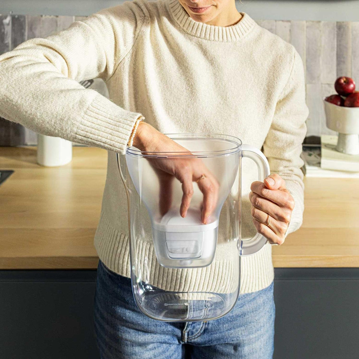 EAN 4006387146467 - Brita Style Essential + 2 Maxtra Pro Pure Performance Filtro de agua para jarra 2,4 L Transparente, Blanc imagen 5