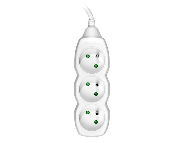 Tracer Tralis44613 Regleta 1,5m 3 Salidas Blanco