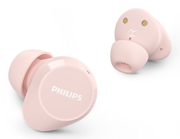 Auriculares Bluetooth Philips Tat1209 Con Estuche De Carga Autonomía 6h Rosas