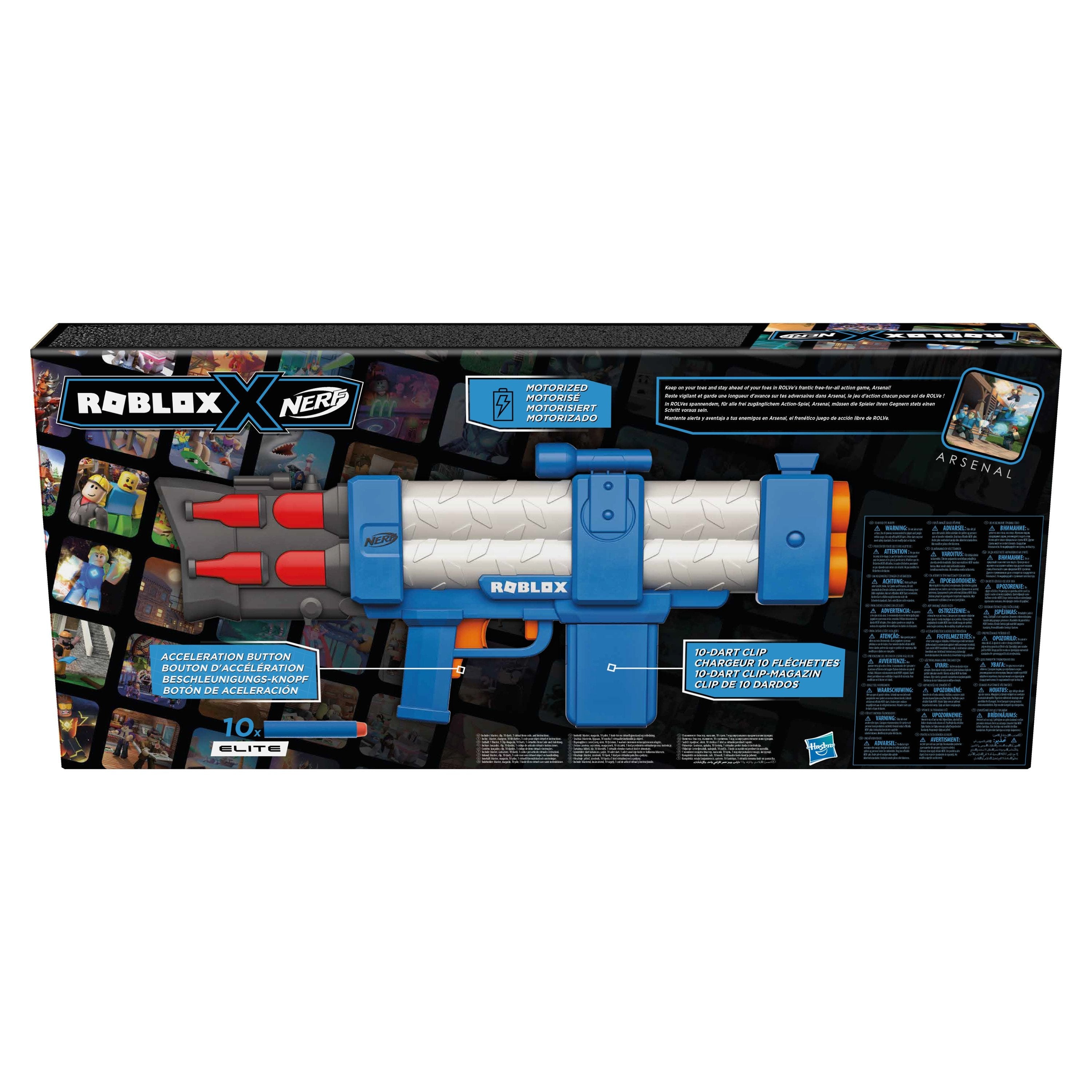 Hasbro Nerf Roblox Arsenal: Láser De Pulso, Pistola Nerf F2484eu4
