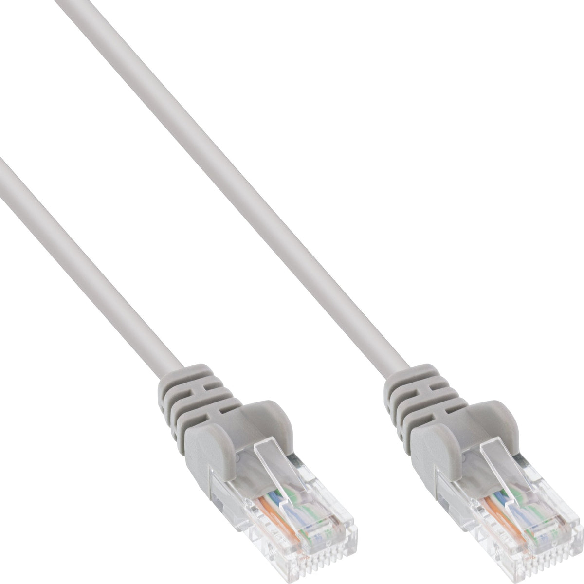 Cable De Red Inline U/Utp Cat.5e Awg26 Gris 10m
