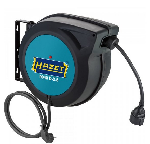 Hazet Alargo Enrollador De Cable Eléctrico 9040 D-2.5