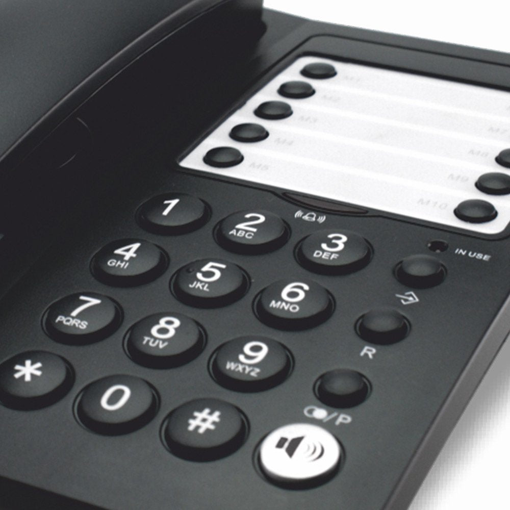 EAN 5608475004858 - Haeger HG-1020 teléfono Teléfono analógico Negro imagen 2