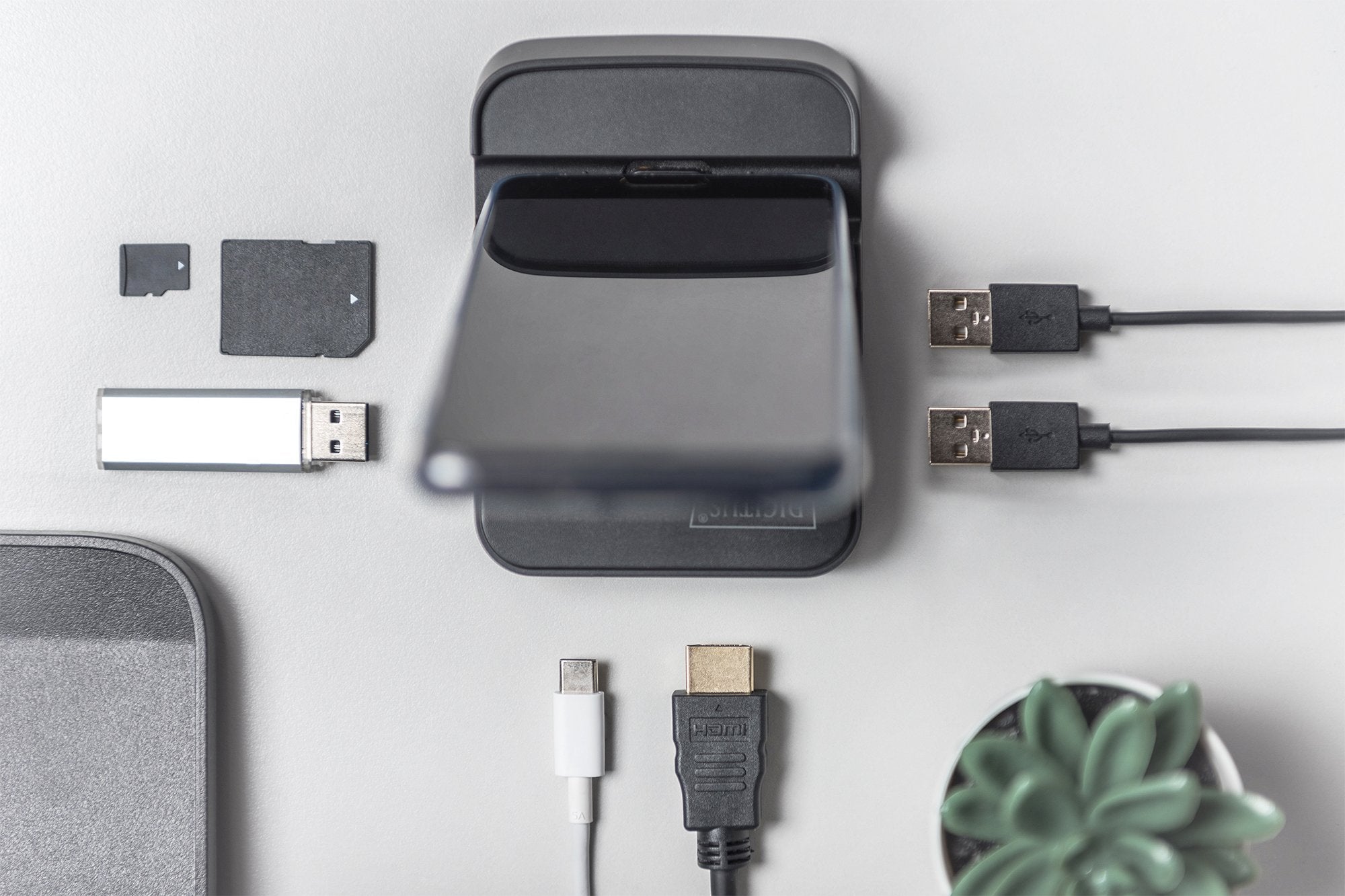 EAN 4016032462873 - Digitus DA-70882 base para portátil y replicador de puertos USB 2.0 Negro imagen 6