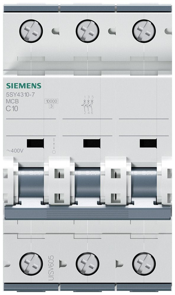 Siemens Automat C 10a 5sy43107 400v 10ka 3p