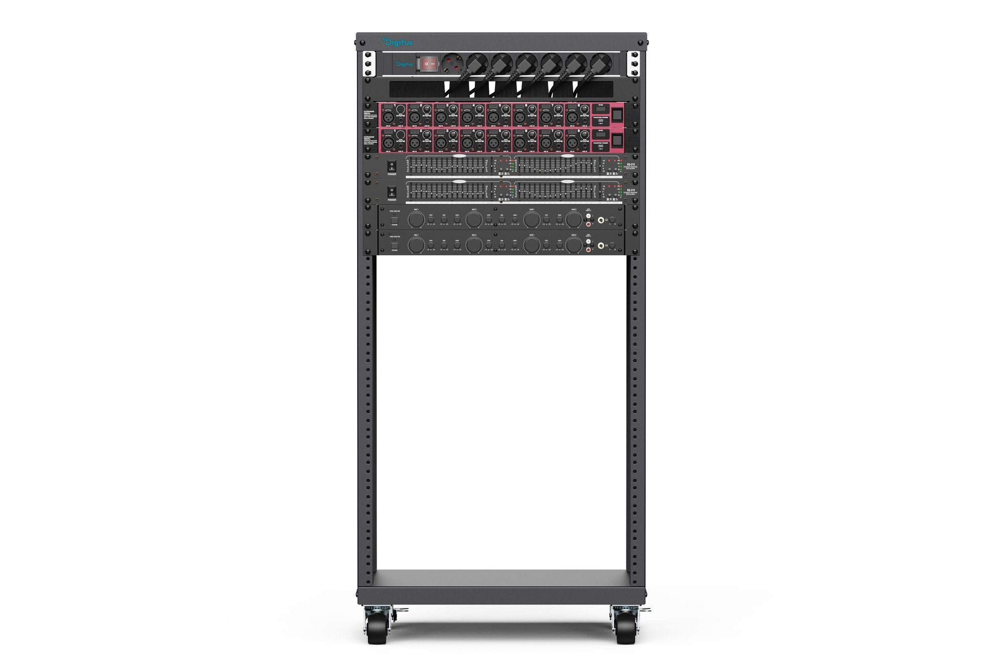 EAN 4016032490326 - Digitus DN-48002 armario rack 21U Rack o bastidor independiente Negro imagen 2