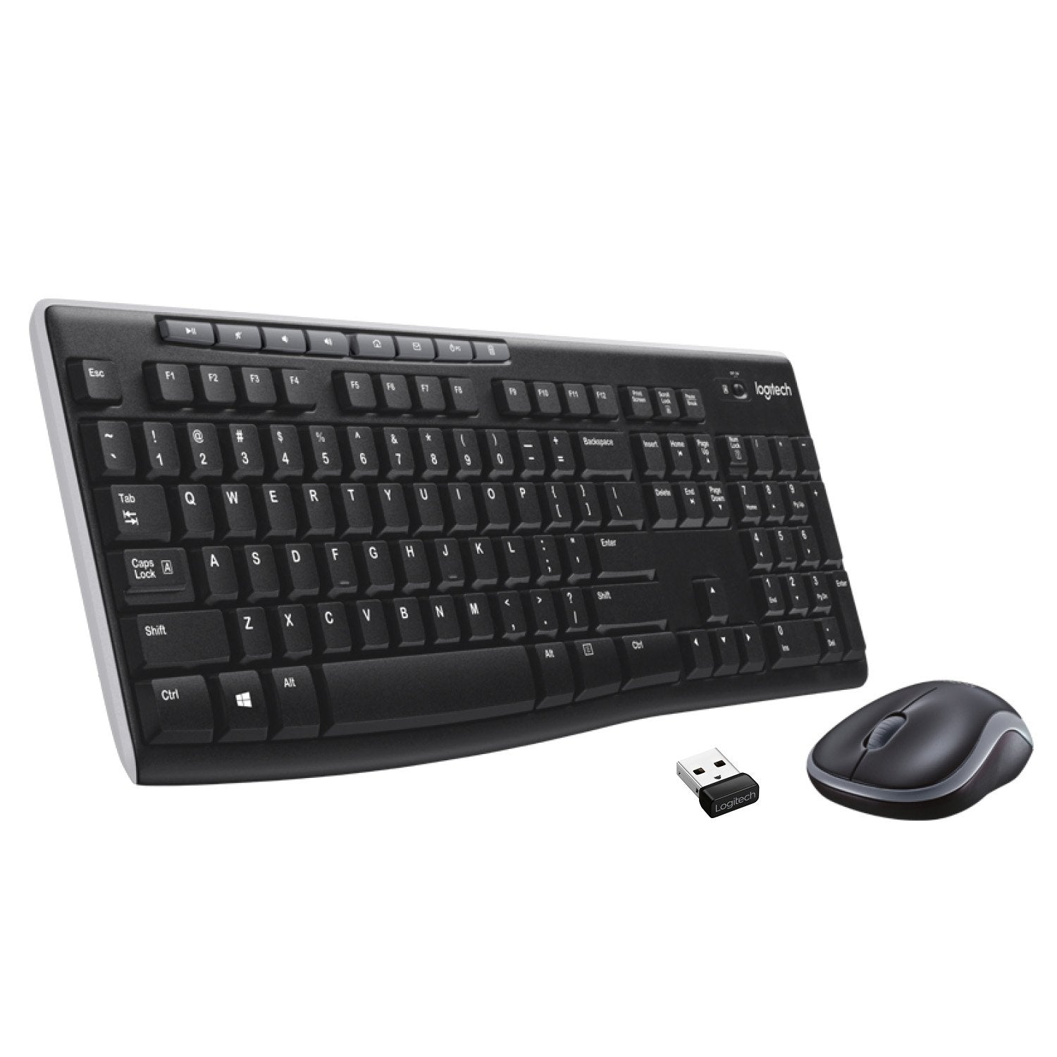EAN 5099206039148 - Logitech 920-004508 teclado Ratón incluido Hogar RF inalámbrico QWERTY Internacional de EE.UU. Negro imagen 1