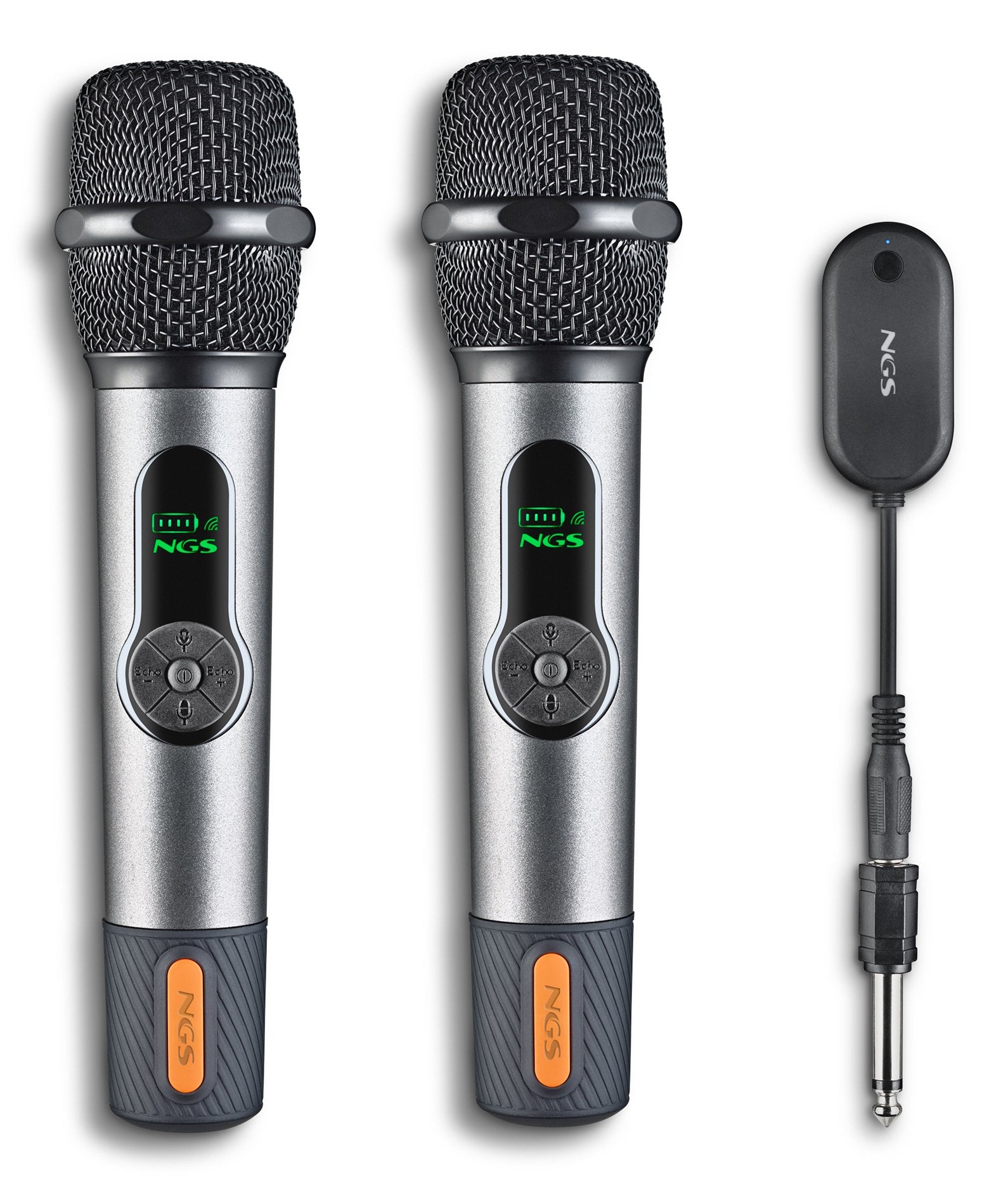 Pack De 2 Micrófonos Inalámbricos Ngs Singer Star Duo