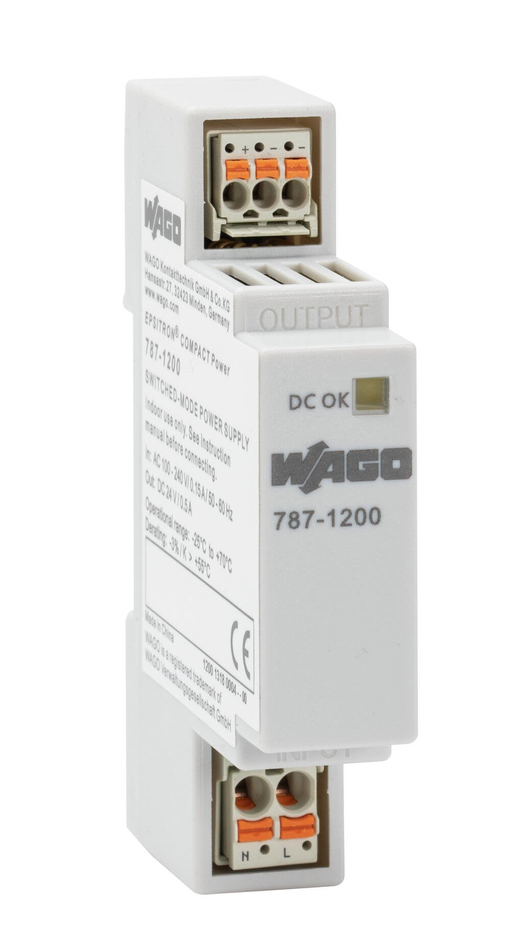 Wago 787-1200 - Alimentación Primario Getaktet 0.5 A