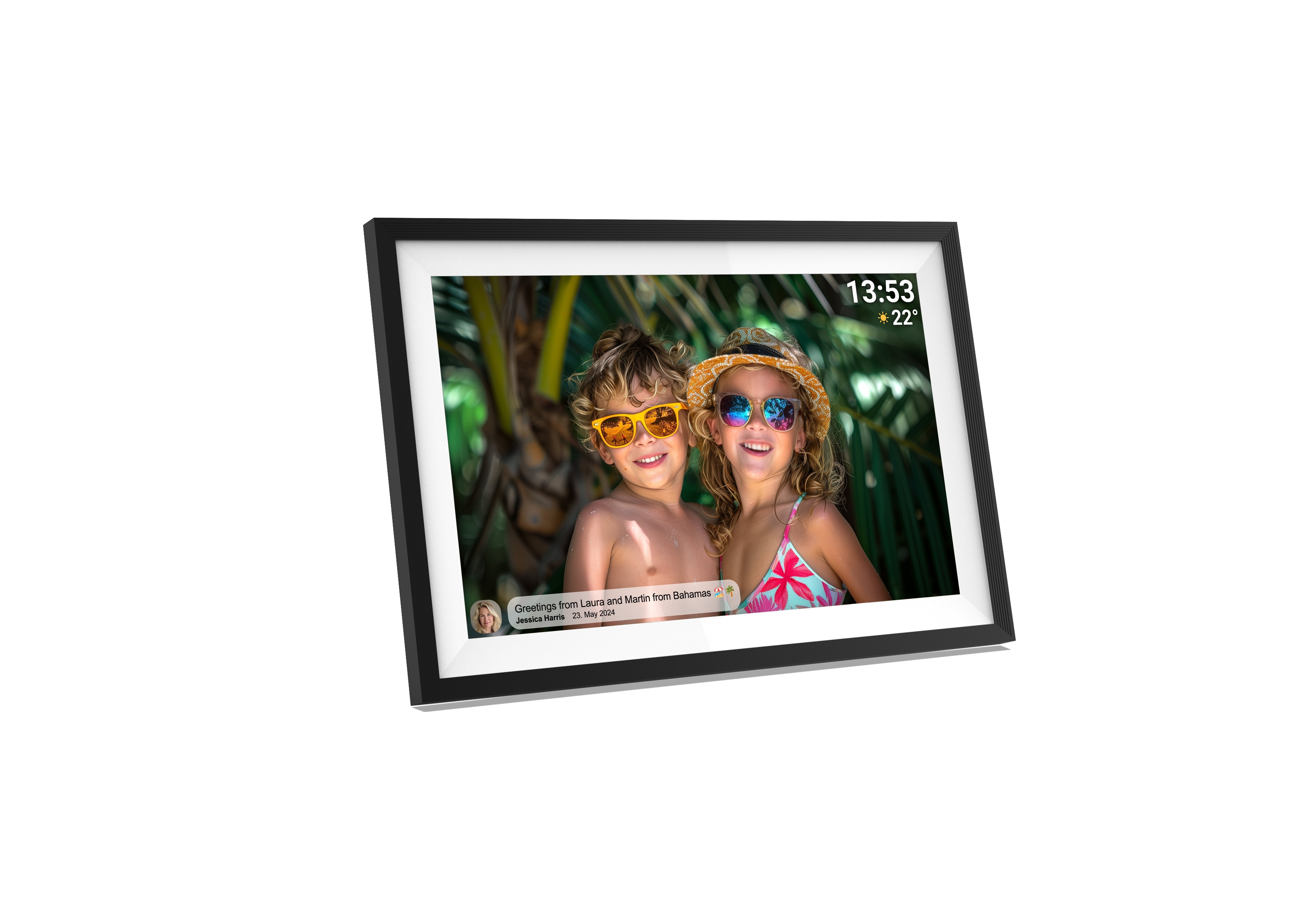 Marco Denver Pff-1016 Fotográfico Digital Negro 25,6 Cm (10.1") Pantalla Táctil Wifi