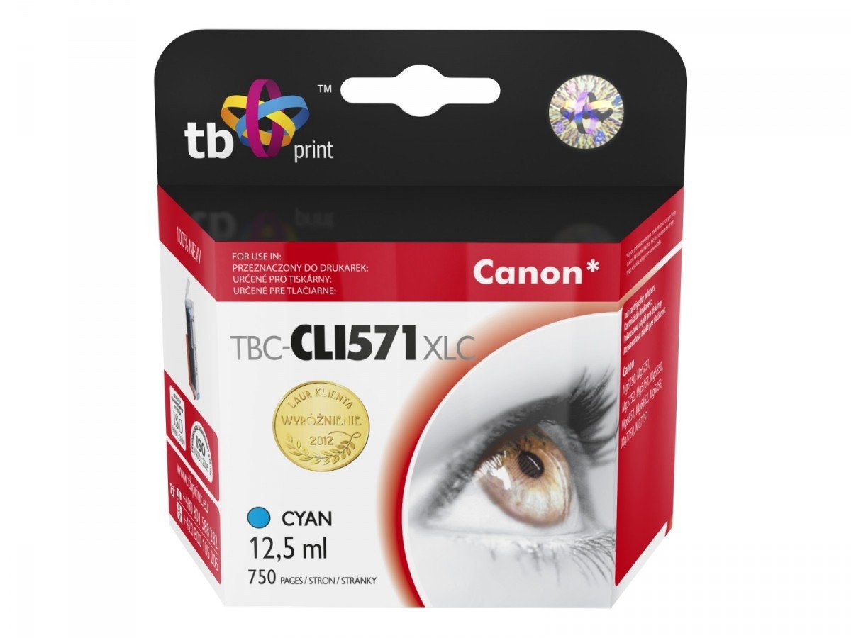 EAN 5901500505772 - TB Print TBC-CLI571XLC cartucho de tinta 1 pieza(s) Cian imagen 1