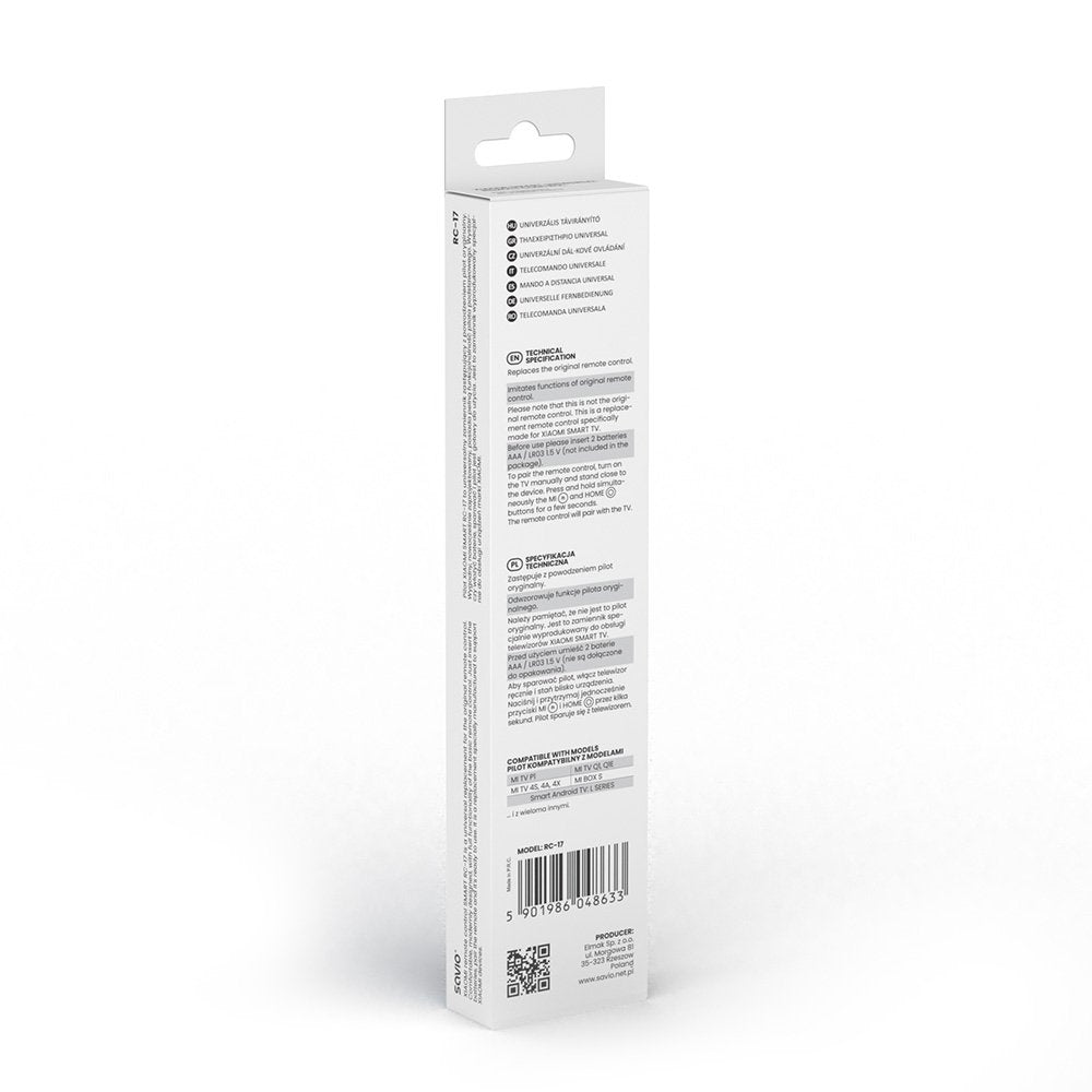 Mando Tv Savio Rc-17 Xiaomi Smart Tv/Tv Box