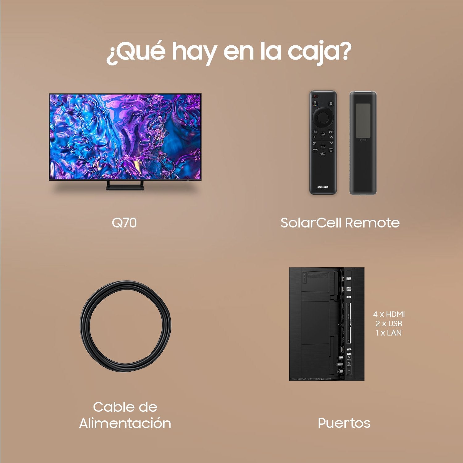 Samsung Tq65q77datxxc 2024 65" 4k/Uhd Qled Smart Tv