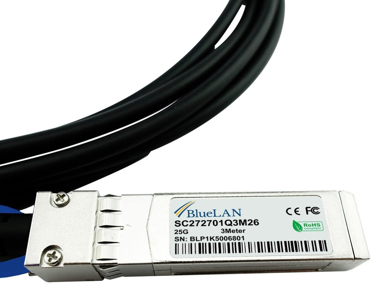 EAN 4063232643007 - BlueOptics SFP-H25G-CU1M-BL Cable de fibra óptica e InfiniBand 1 m SFP28 Negro imagen 4