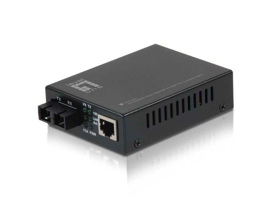 Conversor Fibra Optica Level One 10/100tx A 100base-Fx Sc (40km)