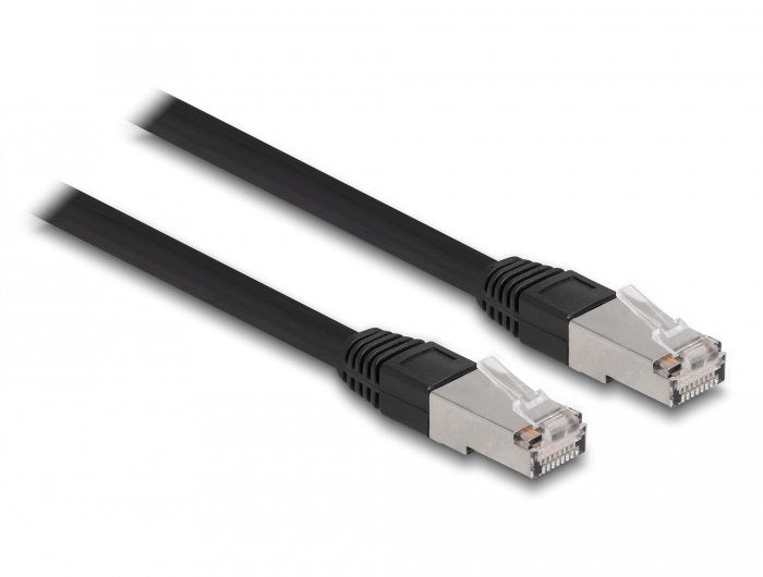 Delock Rj45 Netzwerkcable Cat.6a S Ftp Pe Outdoor 2 M Schwarz