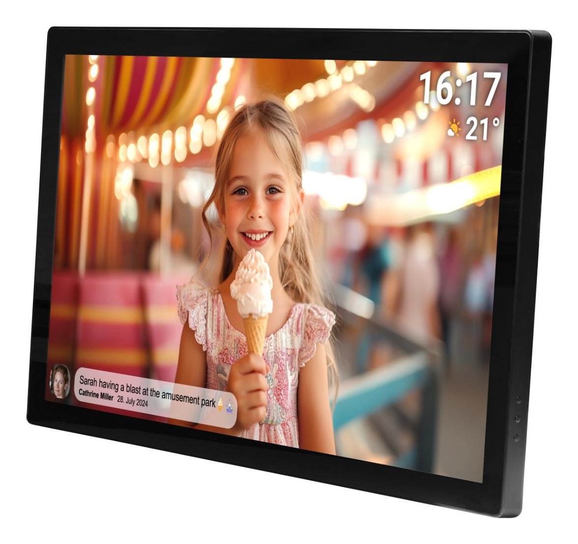 EAN 5706751079108 - Denver PFF-3260 marco fotográfico digital Negro 81,3 cm (32") Pantalla táctil Wifi imagen 2