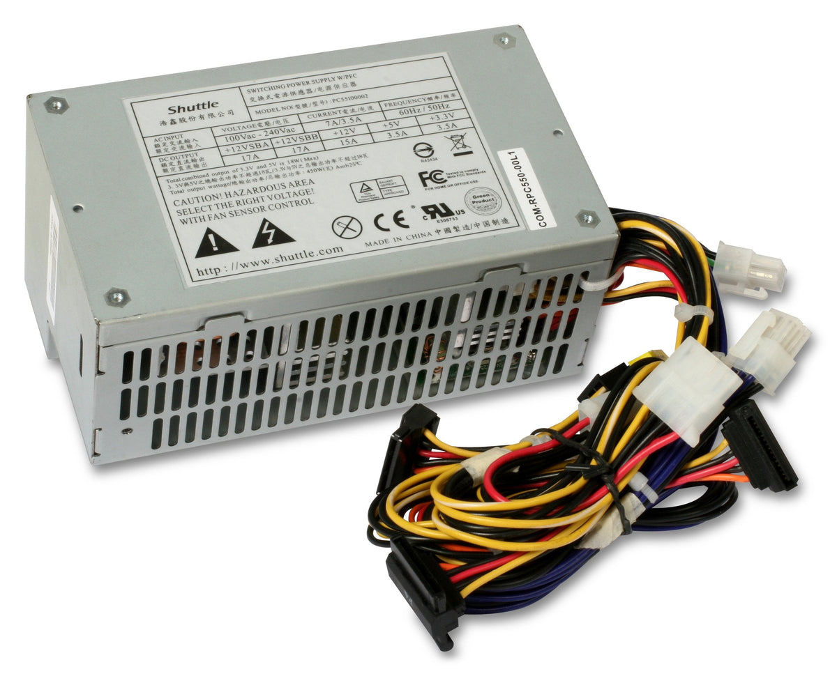 Shuttle Xpc-Fuente De Alimentación Pc-55 450w Silencex Para P/P2 (Sb,Sd,Sn