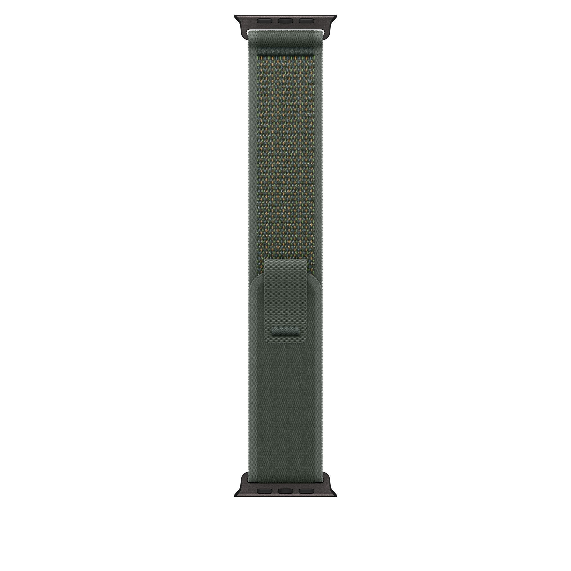 Apple 49mm Green Trail Loop - S/M - Black Titanium Finish