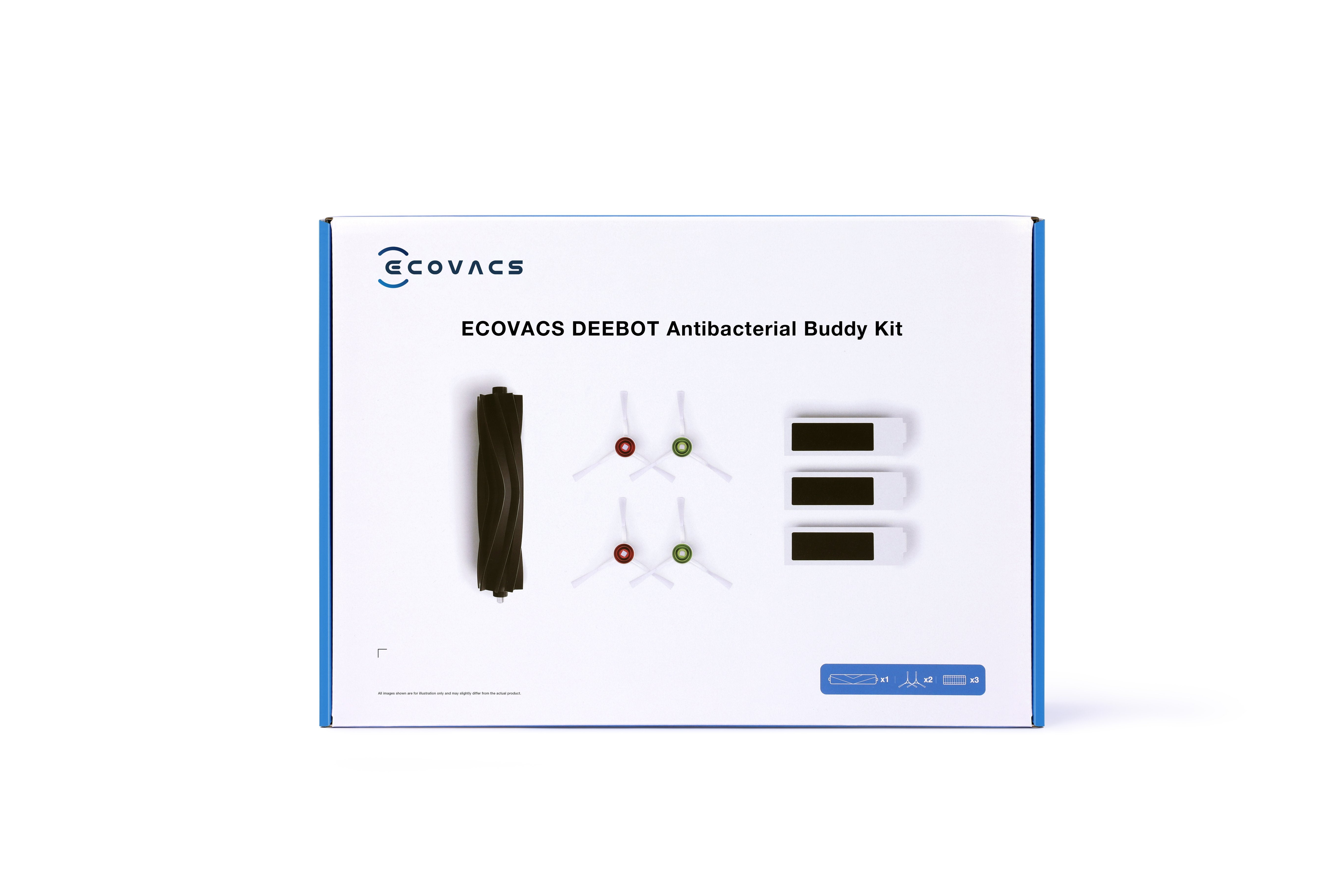 Juego De Accesorios Ecovacs Dkt010095, Para Deebot T20 Omni 8 Piezas Dkt010095