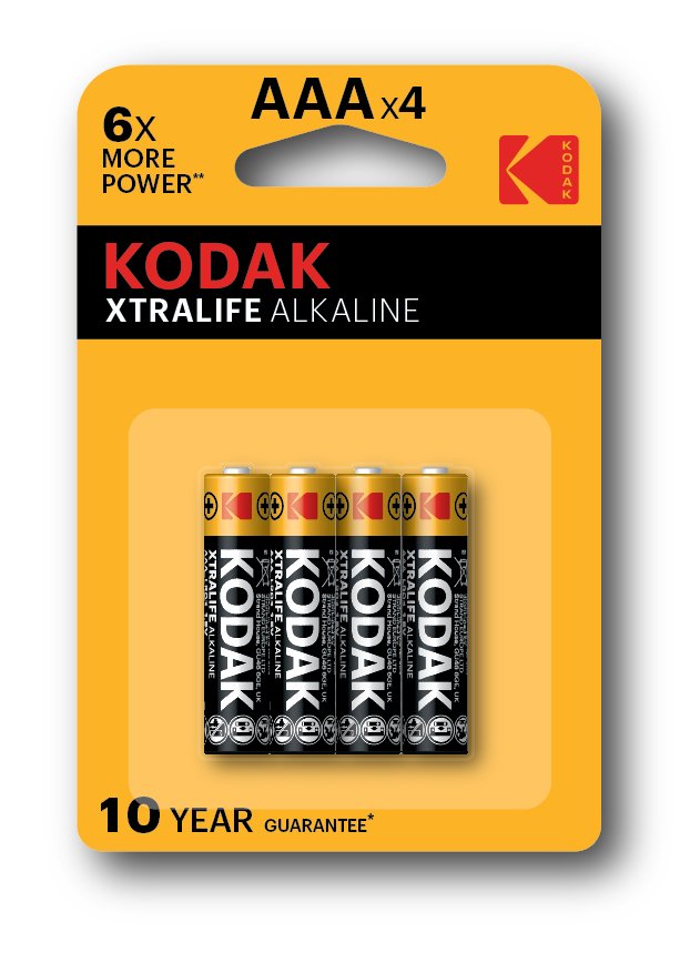 Pilas Kodak Extralife Alcalina 4ud Lr03 Aaa Blister