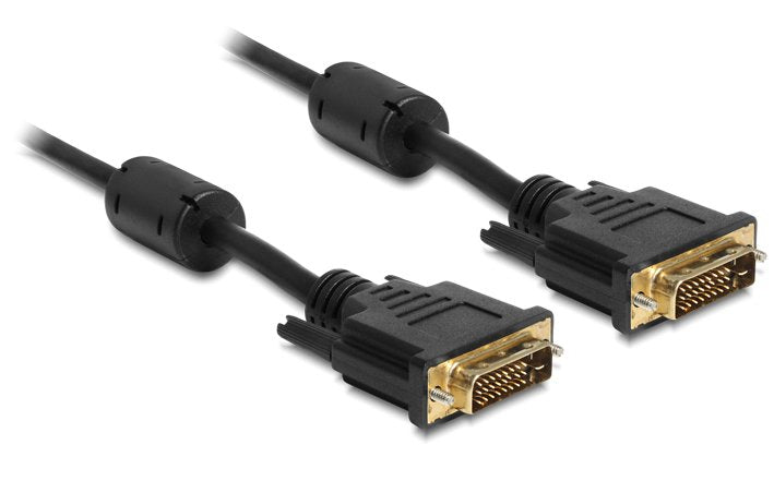 Delock Cable Dvi 24+1 Macho > Dvi 24+1 Macho 3 M Negro