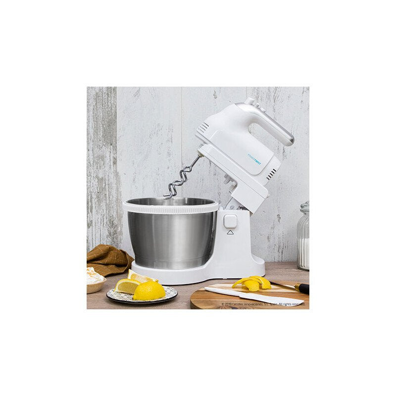 EAN 8435484041225 - Cecotec PowerTwist 500 Steel Batidora de varillas 500 W Plata, Blanco imagen 5