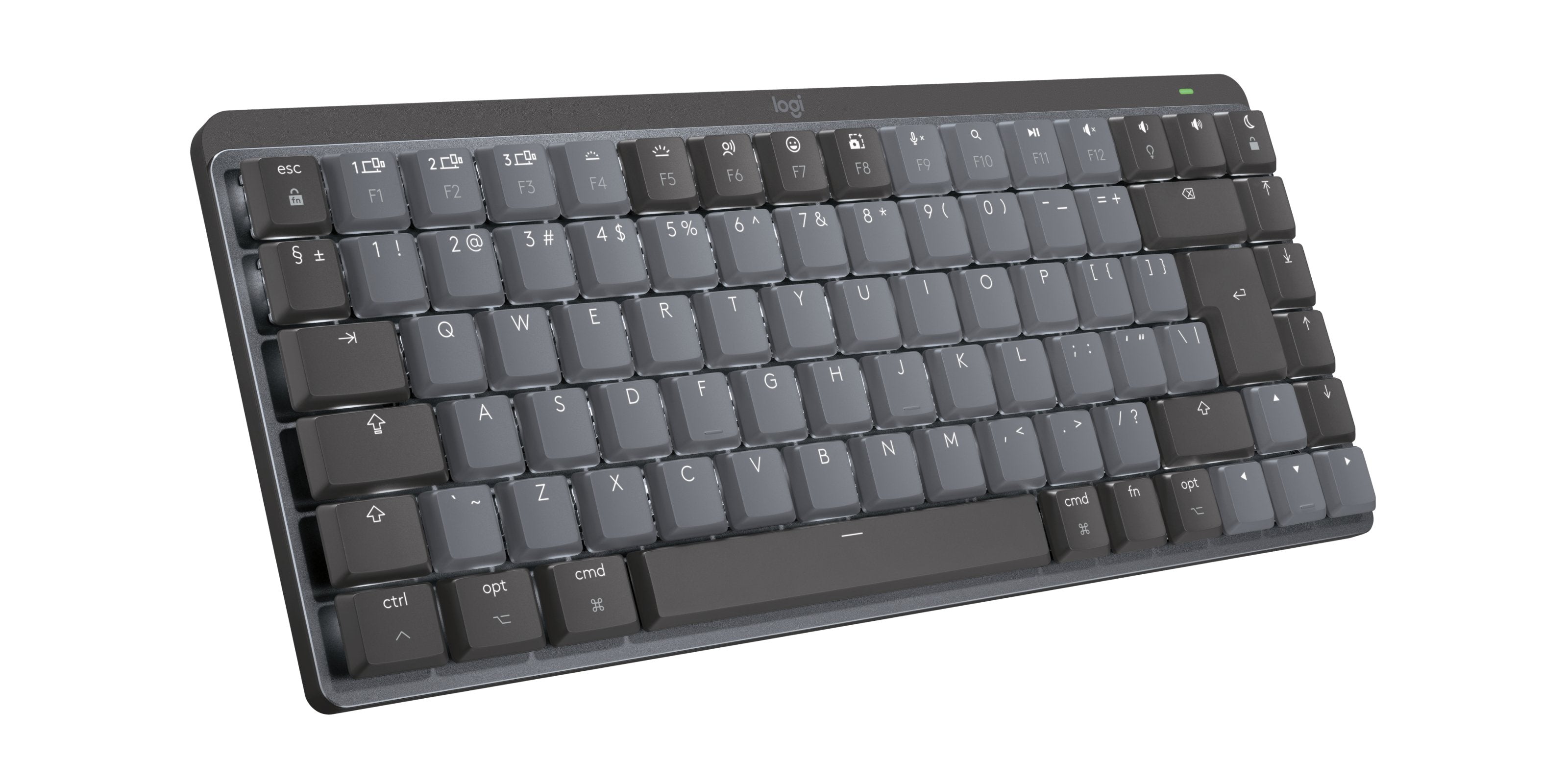 EAN 5099206103368 - Logitech Master 920-010837 teclado Oficina RF Wireless + Bluetooth QWERTY Internacional de EE.UU. Gris imagen 2