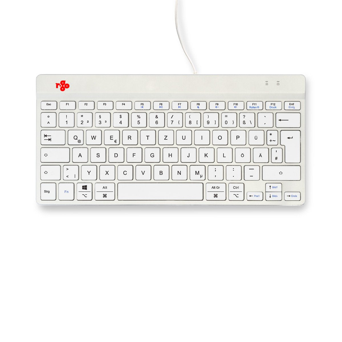 EAN 8719274491996 - R-Go Tools RGOCODEWDWH teclado Oficina USB Alemán imagen 7